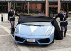 Italian Lamborghini Gallardo police car (before and after)