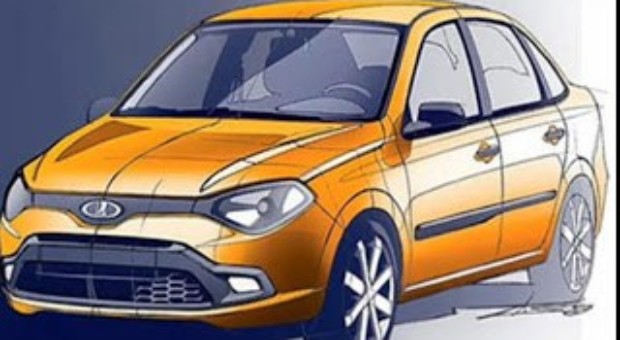 2011 Lada Granta spy pictures