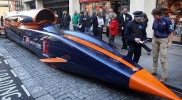 Supersonic car faster than the speed of the bullet: is about 1,600 km / h