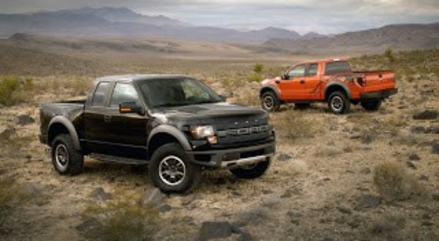 The Ford F-150 Raptor, a high-performance off-road pickup truck, and the Porsche 911 Carrera, a classic and iconic sports car