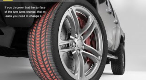 Future tyres to change colour when it’s time to replace