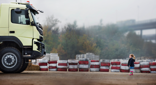 A Volvo truck in one of the toughest tests ever